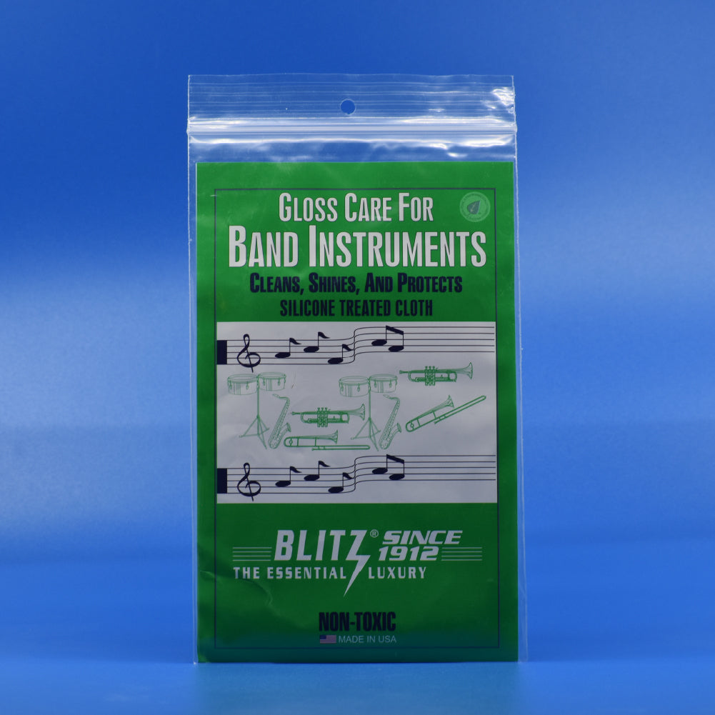 Gloss Care Cloth for Band Instruments