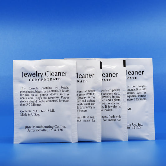 Gem and Jewelry Cleaner Concentrate (4 packets)