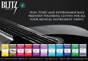 Music Trades Magazine Can Attest that Blitz, “Offers more color choices and customization options than any competitor”.