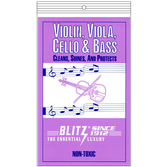 Blitz Violin, Viola, Cello and Bass Care Cloth