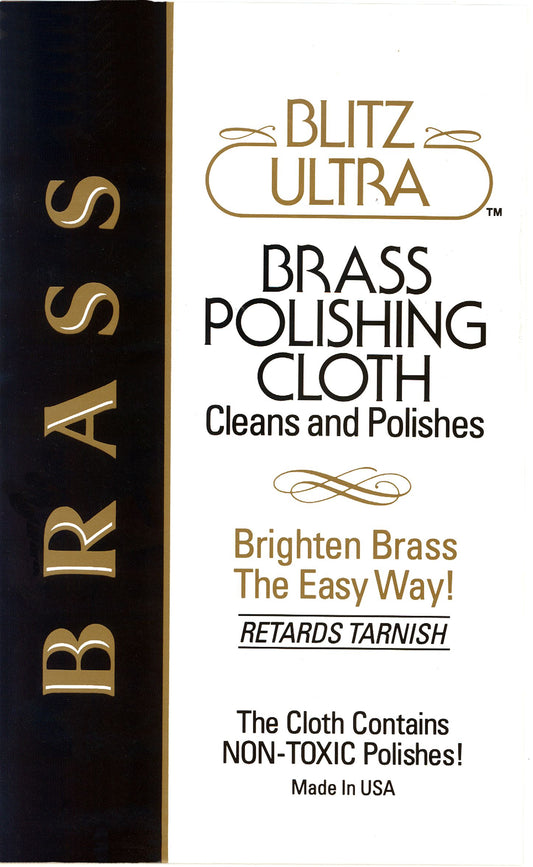 Blitz Ultra Brass Polishing Cloth