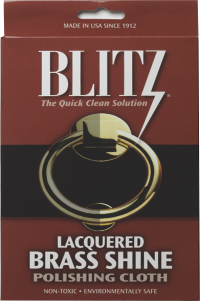 Blitz Lacquered Brass Care Cloth