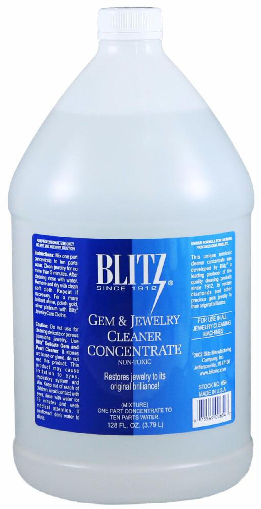 Blitz Gallon Gem and Jewelry Concentrate